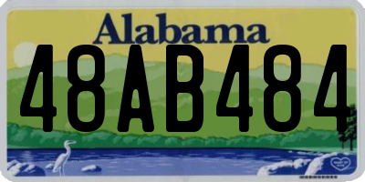 AL license plate 48AB484