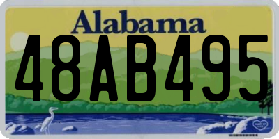 AL license plate 48AB495