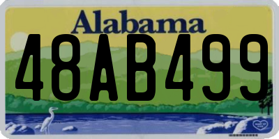 AL license plate 48AB499