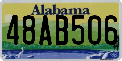 AL license plate 48AB506