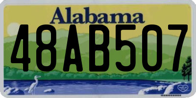 AL license plate 48AB507
