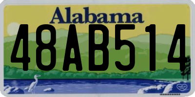 AL license plate 48AB514