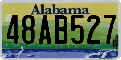 AL license plate 48AB527
