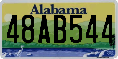 AL license plate 48AB544