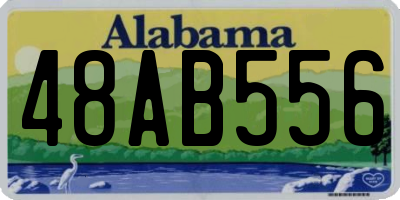 AL license plate 48AB556