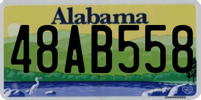 AL license plate 48AB558