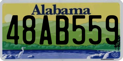 AL license plate 48AB559