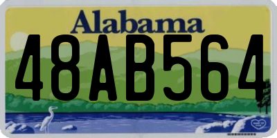 AL license plate 48AB564