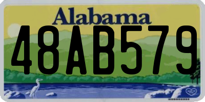 AL license plate 48AB579