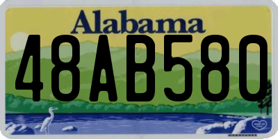 AL license plate 48AB580