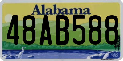 AL license plate 48AB588