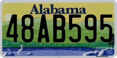 AL license plate 48AB595