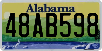 AL license plate 48AB598