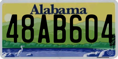 AL license plate 48AB604