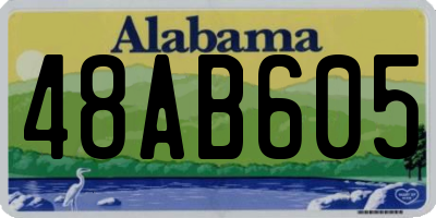 AL license plate 48AB605