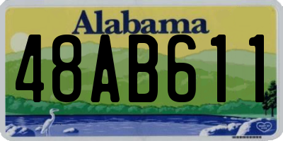 AL license plate 48AB611