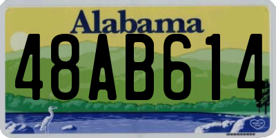 AL license plate 48AB614