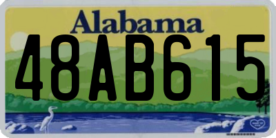 AL license plate 48AB615