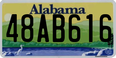 AL license plate 48AB616