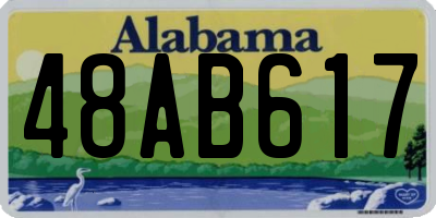 AL license plate 48AB617
