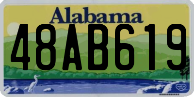 AL license plate 48AB619