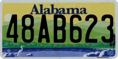 AL license plate 48AB623