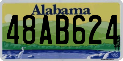 AL license plate 48AB624