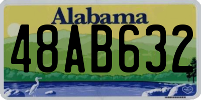 AL license plate 48AB632