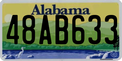 AL license plate 48AB633