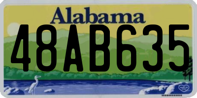 AL license plate 48AB635