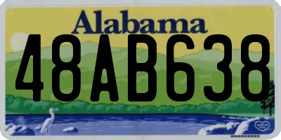AL license plate 48AB638