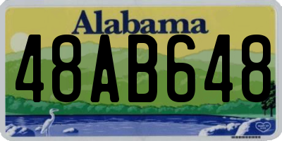 AL license plate 48AB648