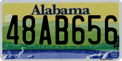 AL license plate 48AB656
