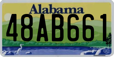 AL license plate 48AB661