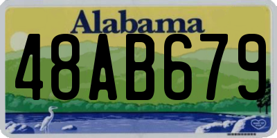 AL license plate 48AB679