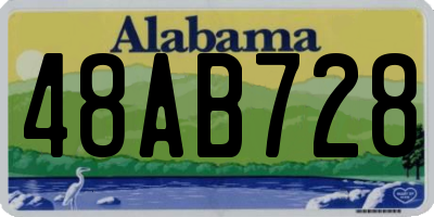 AL license plate 48AB728