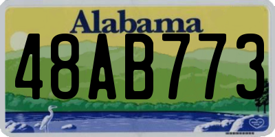 AL license plate 48AB773