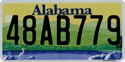 AL license plate 48AB779