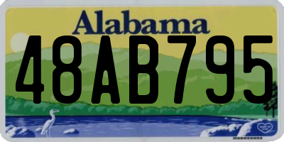 AL license plate 48AB795