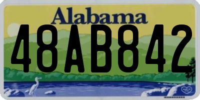 AL license plate 48AB842