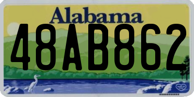 AL license plate 48AB862
