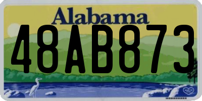 AL license plate 48AB873