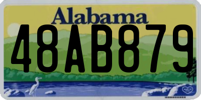AL license plate 48AB879