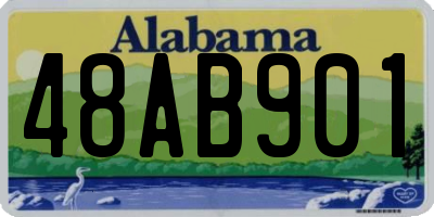AL license plate 48AB901