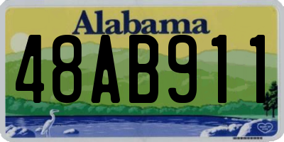 AL license plate 48AB911