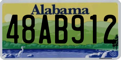 AL license plate 48AB912