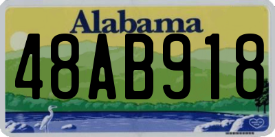 AL license plate 48AB918