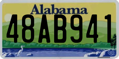 AL license plate 48AB941