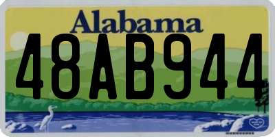 AL license plate 48AB944