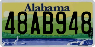 AL license plate 48AB948